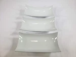 Lauchuh Decorative Bowl Serving Platter White Dishes 12" Set Of 3 - Used. Fixed Price $13.99.