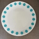 4 Corelle South Beach Dinner Plates 10 Turquoise Circle Discontinued. Fixed Price $29.00.