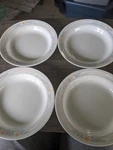 Corelle Apricot Grove Flat Rimmed Soup Bowl Lot Of 4 Brand New Free Usa Shipping. Fixed Price $89.99.