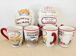 Kate Mcrostie Certified International Fisherman's Catch Set Of 10 Bowls & Cups. Fixed Price $72.00.