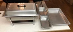 Vollrath Stainless Steel Chafing Dish Buffet Food Steam Warmer Full Set Extras. Fixed Price $399.66.
