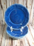 Le Cadeaux Provence Blue Heavy Melamine Salad Plates - 4. Fixed Price $59.95.