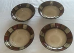 Pfaltzgraff Taos Bowls Soup Cereal Lot Of 4 1/2" Diam 5/8" Deep. Fixed Price $19.20.