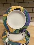 Studio Nova Mikasa Concepts Y0254 90S Postmodern 9IN Rim Soup Bowls. Fixed Price $10.00.