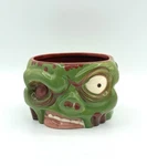 2014 Think Geek Ceramic Green Zombie Monster Halloween Candy Decor Cereal Bowl. Fixed Price $24.99.