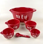 Tabletops Gallery It Up Mixing & Measuring Bowl Set Of 6. Fixed Price $42.99.