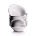 Street 6" Catering Square Ceramic Cereal Bowl, Set Of 12, White. Fixed Price $42.95.