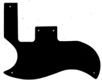 Wd Custom Pickguard For Left Hand Gibson 1961-1970 Sg Special #09 Black/white.... Fixed Price $45.99.