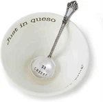 Mud Pie Just In Queso Dip Set, White. Fixed Price $24.00.