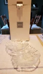 Mikasa 2 Part Server Hibiscus Frost 13 Divided Candy Dish Embossed Centerpiece. Fixed Price $19.99.