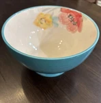 Pioneer Woman Footed Cereal Soup Bowl 1PC Vintage Bloom Turquoise Floral. Fixed Price $10.00.