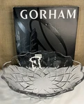 Vintage Gorham Lady Anne 12 Inch Crystal Round Bowl New. Fixed Price $58.00.