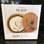 New Martha Stewart Collection Pumpkin Shaped Pie Dish & Lid Bakeware Serveware. Fixed Price $47.98.