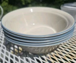 Vintage Set Of 5 Corelle By Corning Coastal Breeze Cereal Bowls. Free Shipping.. Fixed Price $29.99.
