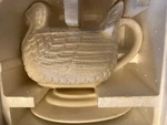 Vintage Rare New Abc Distributing Inc Ceramic Gravy Boat W/plate #16171 - 1992. Fixed Price $35.00.