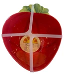 C&c California Set Of 4 Strawberry Shaped Melamine Bowls. Fixed Price $27.95.
