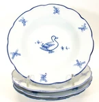 Bia Cordon Bleu COB1 Set Of 4 Stoneware 8 Ounce Rim Soup/cereal Bowls. Fixed Price $42.99.