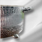 Vintage Reed & Barton Silver Plate Casserole Holder #1174, Fluted Dish Ring, 8. Fixed Price $89.00.
