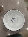 Red Enamelware Popcorn Bowl Camping Speckled 10. Fixed Price $14.99.