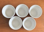 Vintage Melamine Gessner 0348 Bowls (5) Salsa Queso Guacamole Dip Fruit Dessert. Fixed Price $18.00.