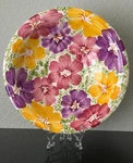 Vintage Jay Willfred Andrea By Sadek Hand Painted Floral Design 12" Bowl Potugal. Fixed Price $24.00.