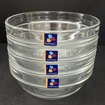 Luminarc Stackable Bowls Clear Fruit/dessert France 5 3/8 Diam Set Of 4 W/ Tags. Fixed Price $16.99.