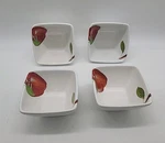 Macys The Cellar Entertaining Stonewear 4" Appetizers Dips Bowls Apples. Fixed Price $18.71.