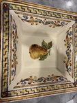 Williams Sonoma Verger Pear Large Square Serving Bowl Dish Made Italy Unused!. Fixed Price $55.00.