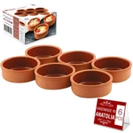 Hitit Clay Set Of 6, Terracotta 4.5-INCH Bowls, 8.5 Oz Glazed Inside Anc.... Fixed Price $47.81.