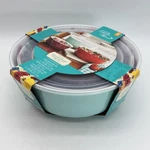 The Pioneer Woman 6-PIECE Festive Forest Melamine Serving Bowl Set W/ Lids New. Fixed Price $44.99.