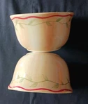 2 Pfaltzgraff Napoli Hand Painted Cereal Soup Bowls 6-1/8" (free Shipping). Fixed Price $18.99.