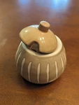 Bloomingville Ceramic Sugar Bowl Honey Dish With Lid. Fixed Price $10.00.