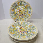 Le Cadeaux Melamine Yellow Rooster Dinner Plates Set Of 4 Farmhouse Patio 11. Fixed Price $36.99.