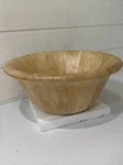 1993 Vtg 17" Plantation Timber Rubberwood Lrg Chopping Block Bowl. Fixed Price $73.28.