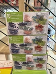Signature Housewares 10-PIECE Small Botanical Stoneware Bowls 1796136. Fixed Price $23.95.