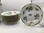 Herend Queen Victoria Rim Soup /pasta Bowls - #503. Fixed Price $145.00.