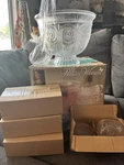 The Pioneer Woman 10 Piece Punch Bowl & Glass Cup Set New Box. Adeline Spring. Fixed Price $120.00.
