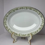 Noritake Princeton 6911 Oval Vegetable Serving Bowl Floral Platinum Rim Japan. Fixed Price $19.99.