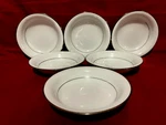 Noritake 6325 Envoy Set Dessert/fruit Bowls 1/2" Japan. Fixed Price $39.95.