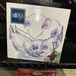 Mikasa Spring Debut, 8" Serving Bowl (SA458/258) Made Germany Purple Tulips. Fixed Price $54.00.