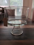 Anchor Hocking 3-QUART Glass Trifle Bowl Monaco Footed Clear Contemporary Modern. Fixed Price $22.00.