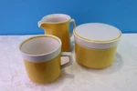 Pc Mikasa Light Lively Yellow C7300 D5350 Creamer Cup Sugar Bowl Lid Mcm Japan. Fixed Price $14.99.