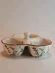 Better Homes&gardens Heritage Collection Winter Forest 3-SECTION Condiment Bowl. Fixed Price $35.95.