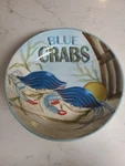 Fishermans Catch Blue Crabs Certified International 13" Bowl Kate Mcrostie. Fixed Price $19.99.