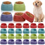 24 Pack Plastic Dog Bowls, 9 Oz Reusableb Bulk Pet Feeding Food Water .... Fixed Price $29.02.