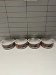 Set Of 4 Houston Harvest Hersheysyrup Ceramic Ice Cream Cereal Bowls Vintage Ads. Fixed Price $28.99.