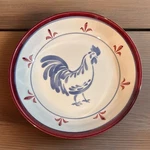 Williams Sonoma Country Blue Rooster 9 1/4 Ceramic Serving Bowl Farm House. Fixed Price $18.00.