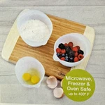 New Fuller Products-my Kitchen Home-silicon Measuring/prep Bowl Set Of 3. Fixed Price $7.99.