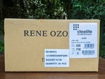 Box Of 24 Steelite Rene Ozorio Aura 16CM (6-1/4") Round Saucers (6300P180). Fixed Price $150.00.