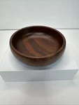 Tropeco Hawaii Wooden Round Mini Bowl/trinket Dish Euc. Fixed Price $7.99.